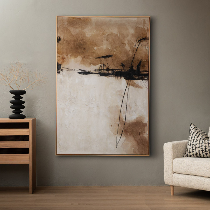 Desert Trace - Framed Canvas Art - 2