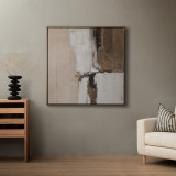 Worn Ember - Framed Canvas Art - 2