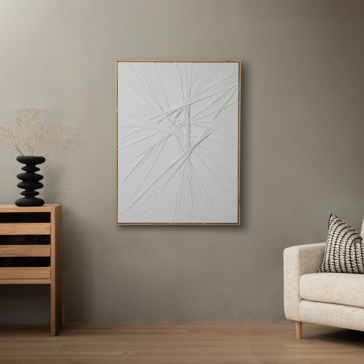 Linescape - Framed Hand Painted Canvas Art - 2