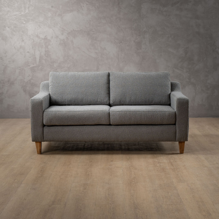 Douglas 2-Seater Fabric Couch - Dove Grey - 1