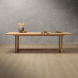 2.6m Paternoster Dining Table - Oak - 2