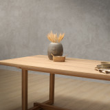 2.6m Paternoster Dining Table - Oak - 4