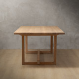 2.6m Paternoster Dining Table - Oak - 7