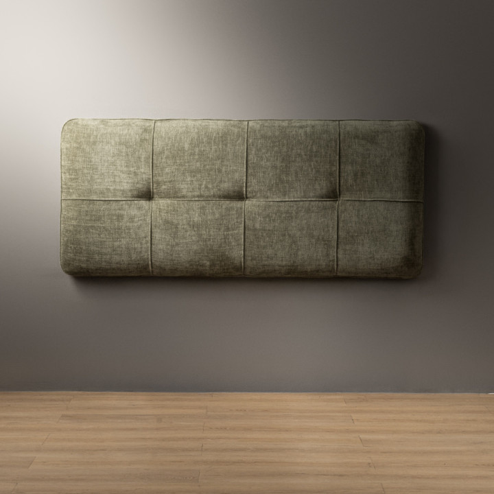 Sancturé Queen Headboard - Olive Wave - 5