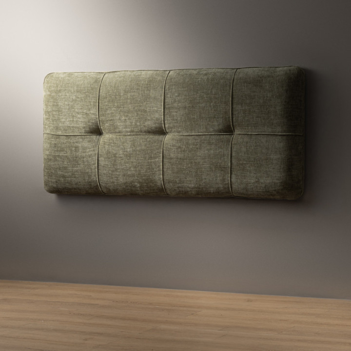 Sancturé Queen Headboard - Olive Wave - 6