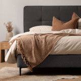 Sancturé Queen Headboard - Charcoal - 2