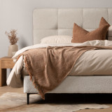Sancturé King Headboard - Latté - 2