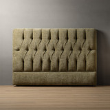 Haverlyn Double Headboard - Olive Wave - 4