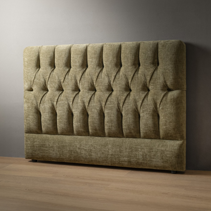 Haverlyn Double Headboard - Olive Wave - 5
