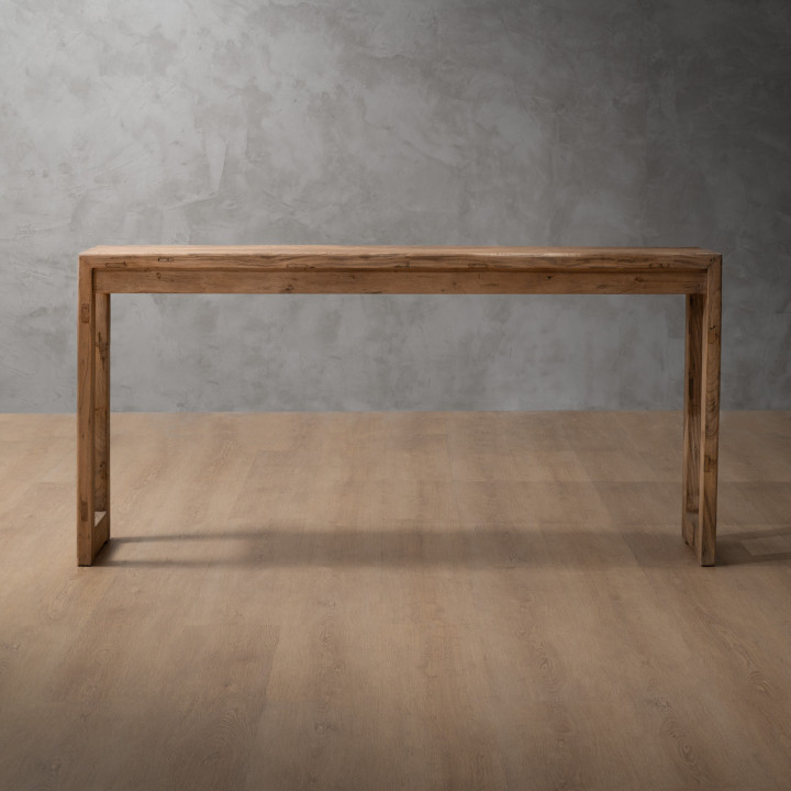 Verma Console Table - Driftwood - 1