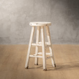 Aven Tall Bar Stool - White Wash - 1