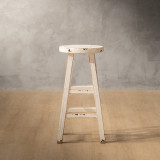 Aven Tall Bar Stool - White Wash - 2