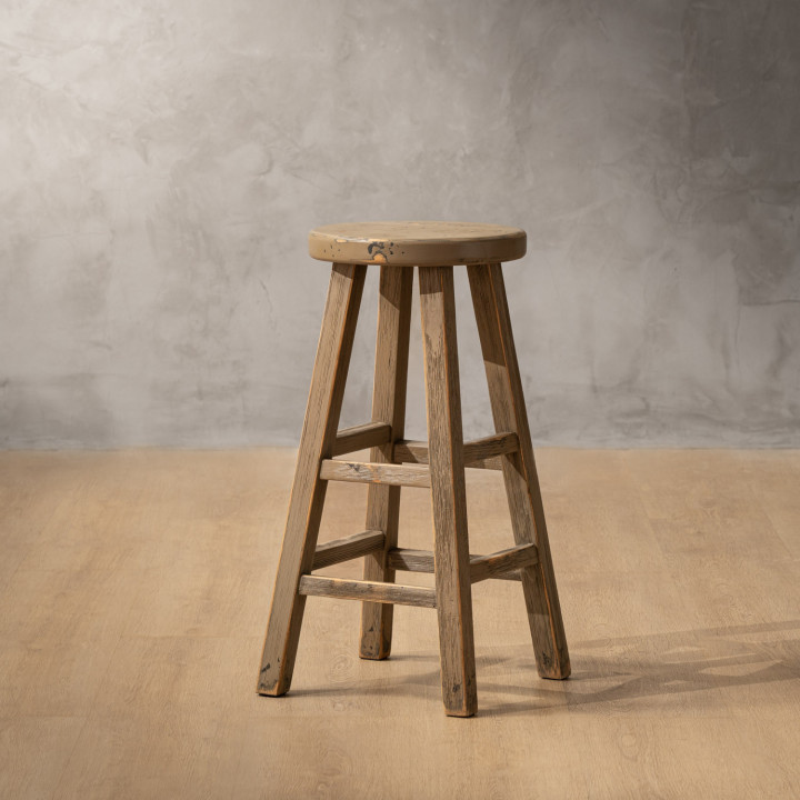 Aven Tall Bar Stool - Stone Wash - 1