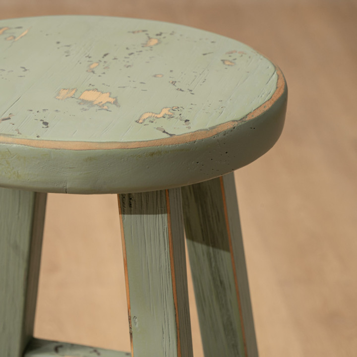 Aven Tall Bar Stool - Olive Wash - 3