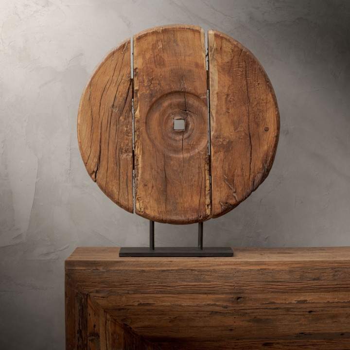 Oxen Wooden Sculpture - 1