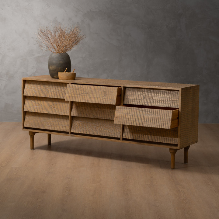 Mendaville Sideboard - Driftwood - 2