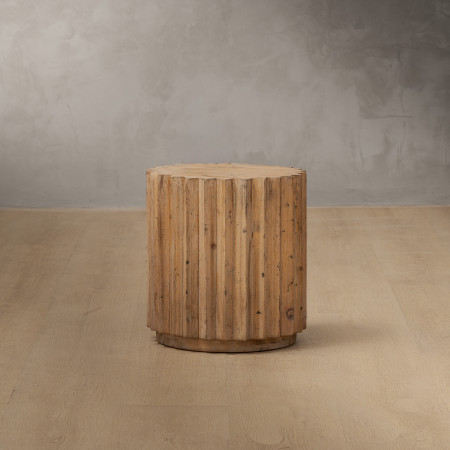 Venn Side Table - Grey Wash - 1