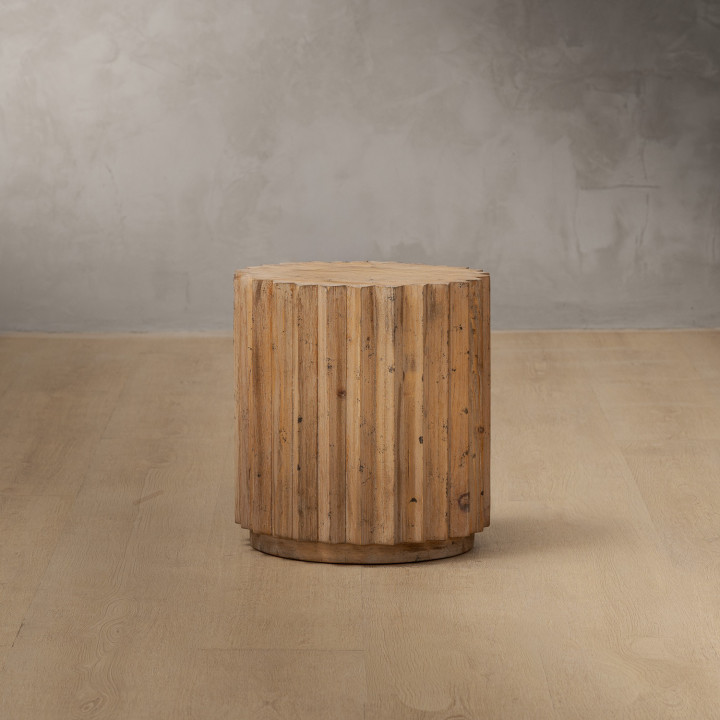 Venn Side Table - Grey Wash - 1