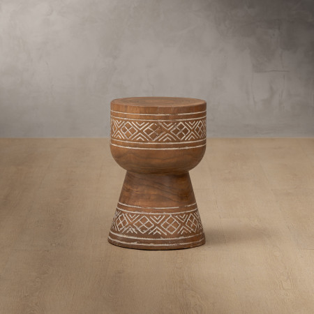 Sanna Side Table - Rustic - 1