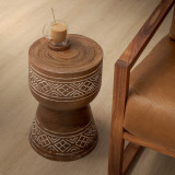 Sanna Side Table - Rustic - 4