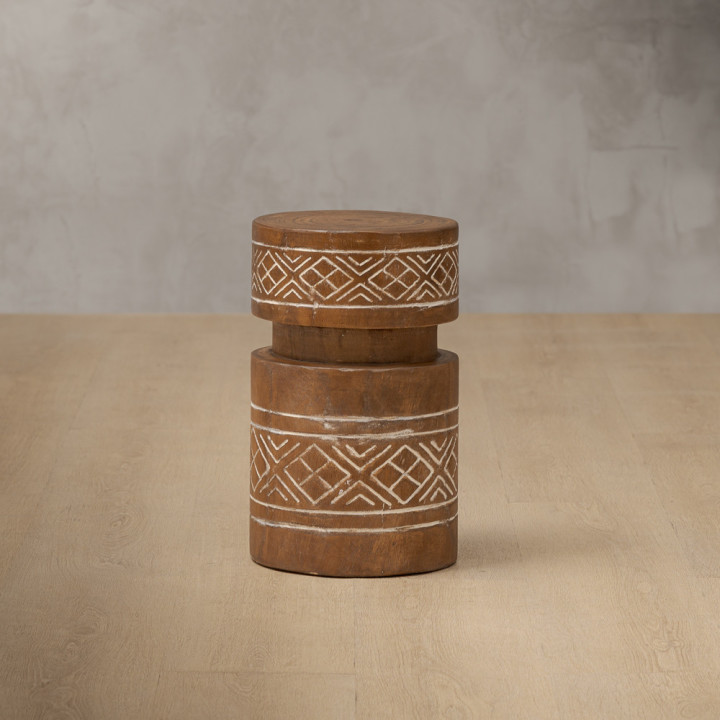 Bedora Side Table - Rustic - 1