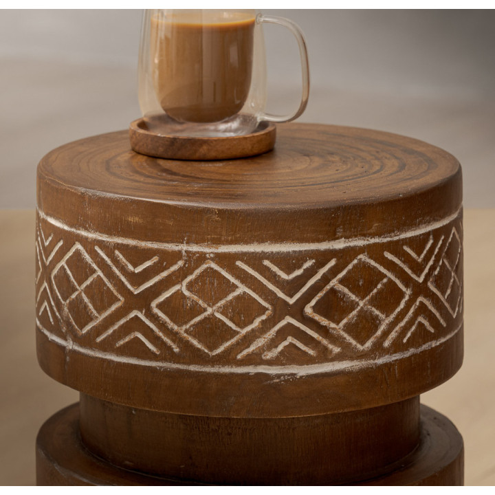Bedora Side Table - Rustic - 4