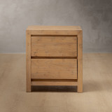 Ridgeway Bedside Table - Grey Wash - 1