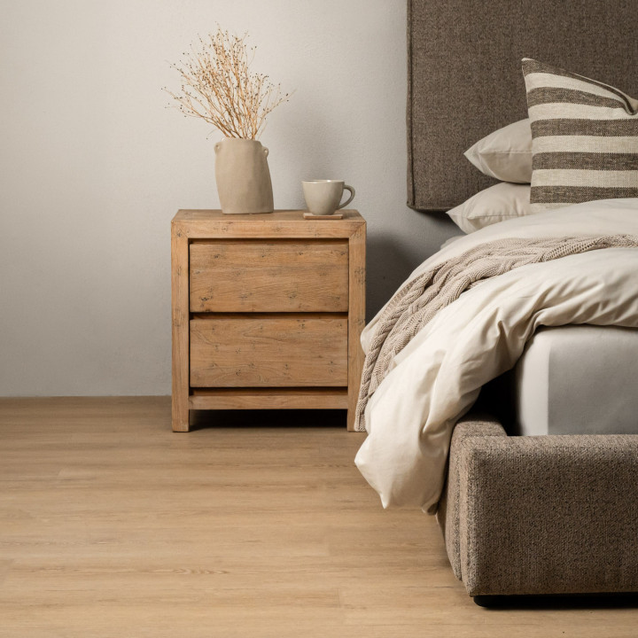 Ridgeway Bedside Table - Grey Wash - 2