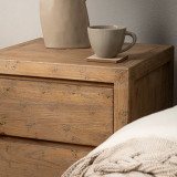 Ridgeway Bedside Table - Grey Wash - 3