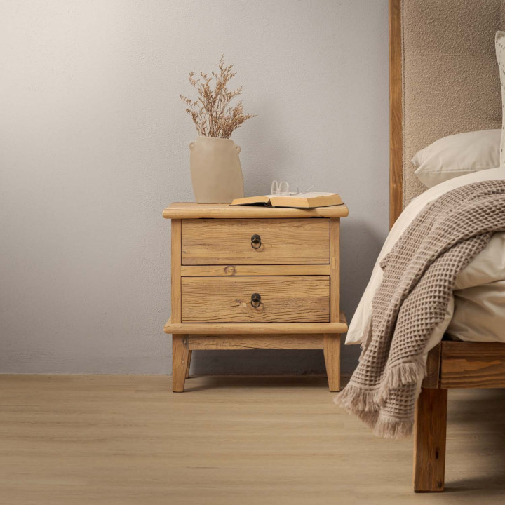 Hazel Bedside Table - Vintage - 2