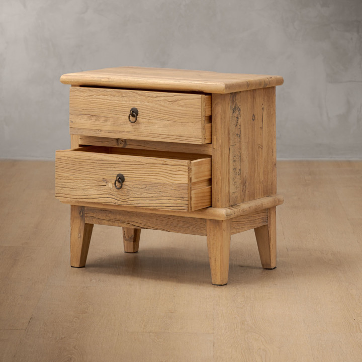 Hazel Bedside Table - Vintage - 7