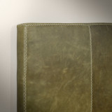 Zambezi King Leather Headboard - Vintage Sage - 4