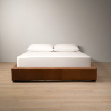 Montanelle Leather Bed Base - Queen - Cinnamon - 1