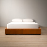 Montanelle Leather Bed Base - King XL - Tan - 1