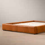 Montanelle Leather Bed Base - King XL - Tan - 6