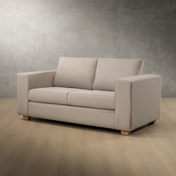 Westerman 2-Seater Fabric Couch - Nordic Sand - 5
