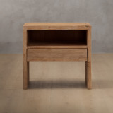 Stonefold Bedside Table - Stone Wash - 1