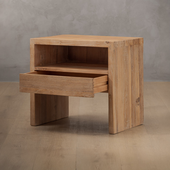 Stonefold Bedside Table - Stone Wash - 7