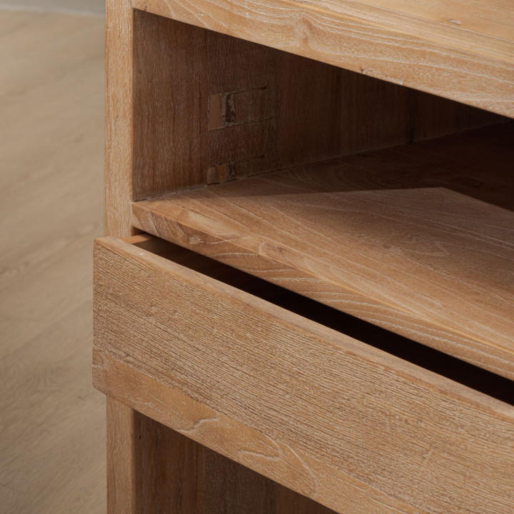 Stonefold Bedside Table - Stone Wash - 9