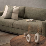 Lendavé 4-Seater Fabric Couch - Stoneweave Green - 3