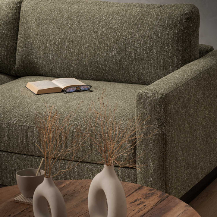 Lendavé 4-Seater Fabric Couch - Stoneweave Green - 5
