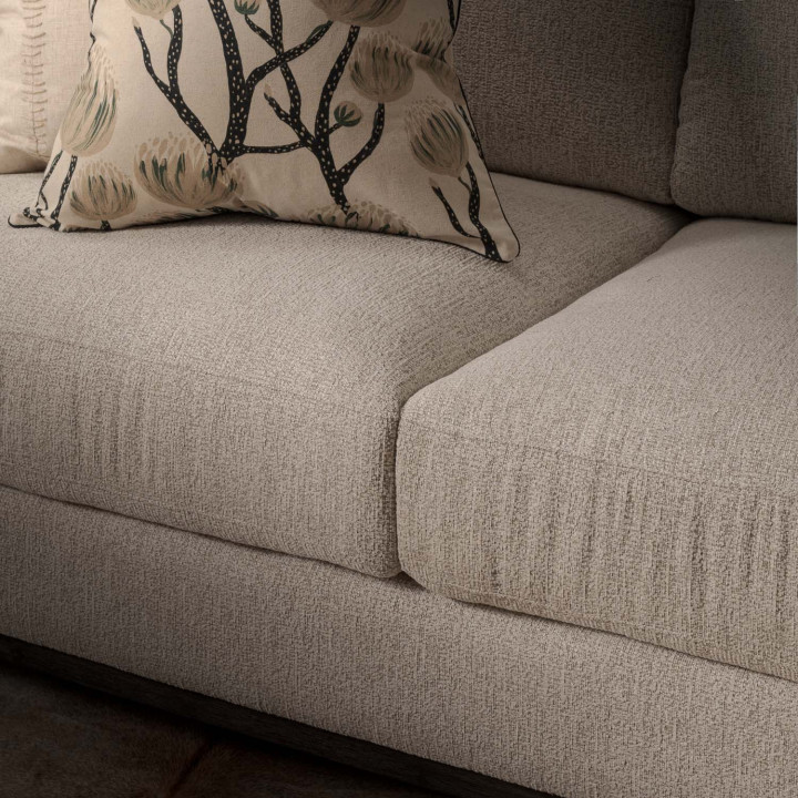 Lendavé 4-Seater Fabric Couch - Stoneweave Taupe - 4