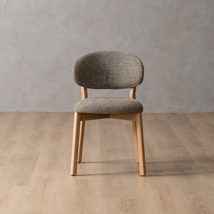 Coraline Fabric Dining Chair - Fossil - 5