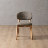 Coraline Fabric Dining Chair - Fossil - 5