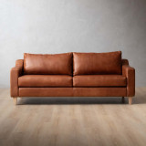 Demo - Douglas 3-Seater Leather Couch - Butterscotch - 1