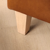 Douglas Leather Ottoman - Butterscotch - 6