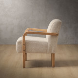 Palmiet Fabric Armchair - Oak - Monarch Luna - 5