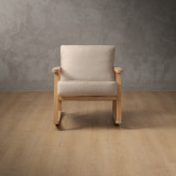 Arabella Fabric Rocking Chair - Oak - Nordic Sand - 3