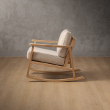 Arabella Fabric Rocking Chair - Oak - Nordic Sand - 4