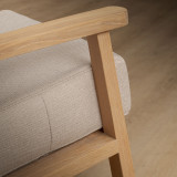 Arabella Fabric Rocking Chair - Oak - Nordic Sand - 8